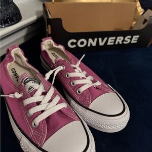 NEW Converse Fuchsia Low-Top Sneakers